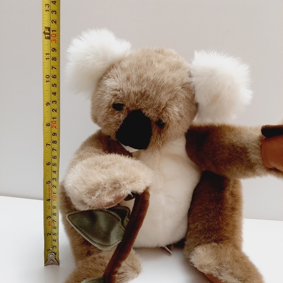 🍒 FOLKMANIS Folktails Koala Stage Hand Puppet Large Plush Kids Toy Leaf Garland - Picture 3 of 14